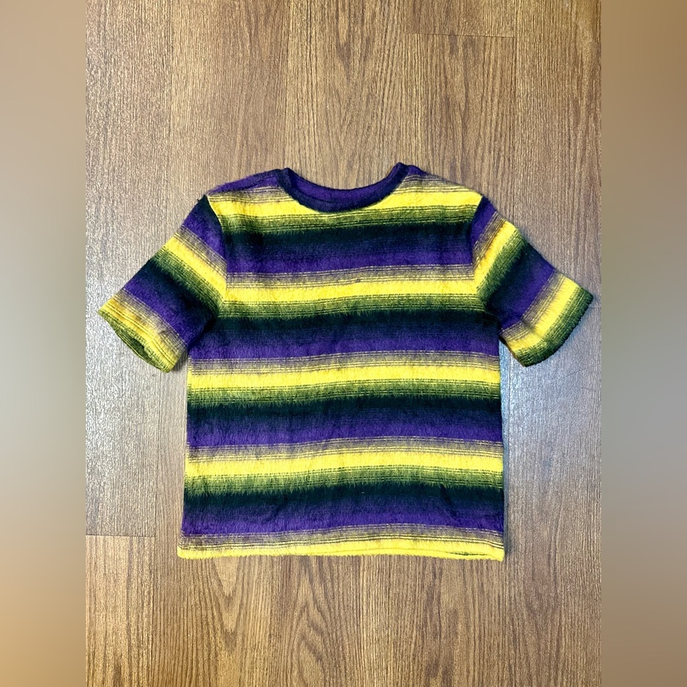 Zara Yellow and Purple Short Sleeve Tee